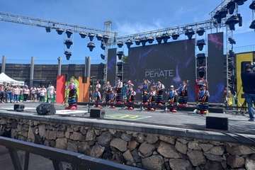Carrera de Tacones del Carnaval de Telde 2023/TA e Ildefonso Rodríguez.